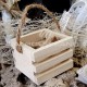 Cagette mini en bois avec anse - pièce