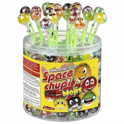 Sucettes Space chupi Emoticones - tubo de 150