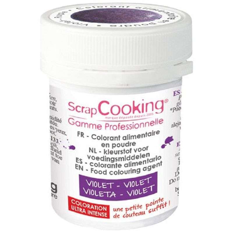 Colorant alimentaire en poudre 5g Scrapcooking VIOLET