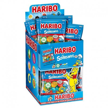 Schtroumpfs lisses HARIBO 40g - 30 sachets