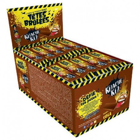 Têtes Brûlées barres Kitache Ki cola - boîte de 150