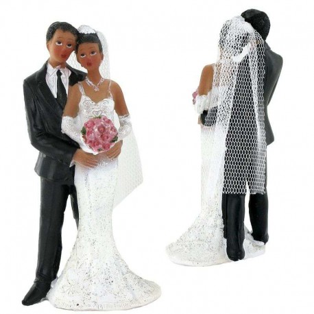 Statuette Vive les Mariés H. 12,7cm - pièce