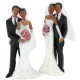 Statuette Vive les Mariés H. 12,7cm - pièce