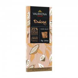 Chocolat Dulcey 35% Valrhona - tablette de 70g en stock