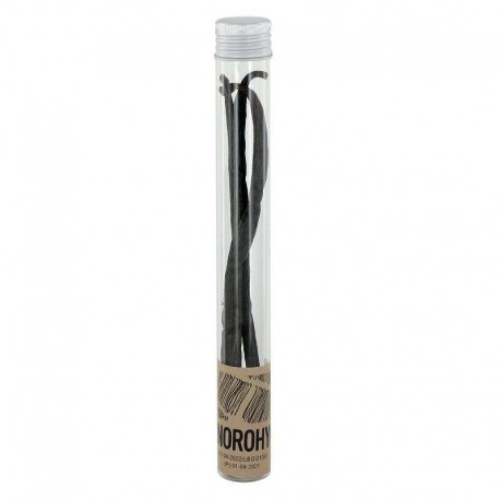 Vanilles de Madagascar BIO VALRHONA - tube de 3 gousses