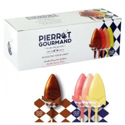Sucettes assorties Pierrot Gourmand - Etui de 40 en stock