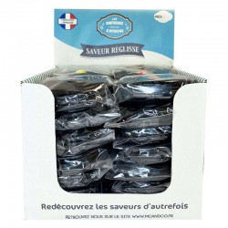 Rouleaux de mètre réglisse avec bille gum 100g - boîte de 28