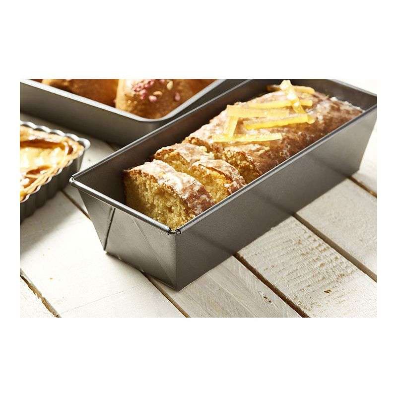 Moule à cake angle plié 25 x 10cm De Buyer ACIER