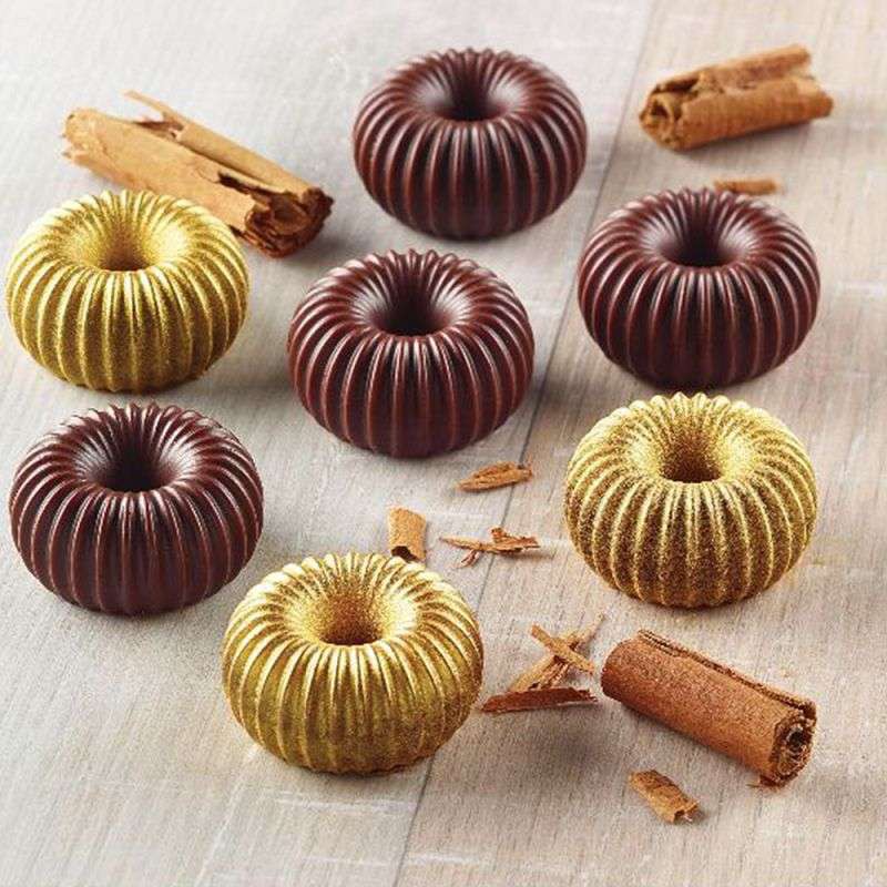 Moule chocolat - mini-barres décorées - Meilleur du Chef