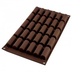 Moule pour 30 chocolats Mini-Bûches Silikomart en stock