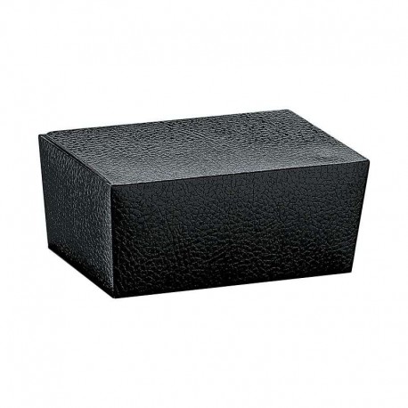 Ballotin effet cuir NOIR 115 x 75 x 50mm