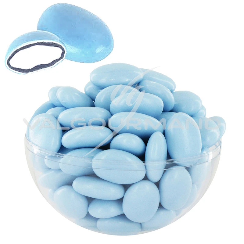 Dragées Amande Bleu Ciel 40% 1Kg