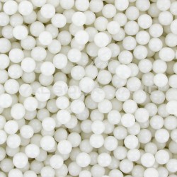 Perles dragées Blanc nacré au sucre - 250g en stock