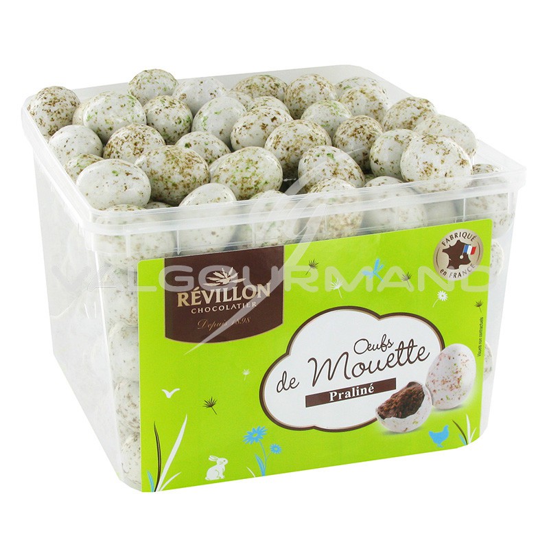 Oeufs de mouette chocolat praliné Révillon