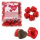 Coeurs en chocolat au lait s/alu rouge - 500g