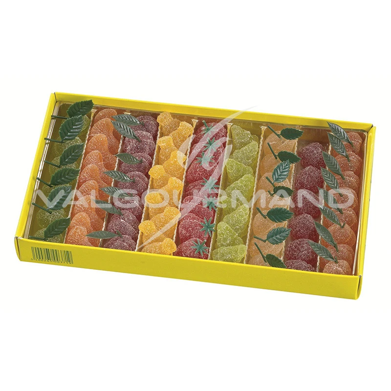 Coffret 18 pâtes de fruits