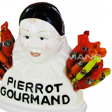 Buste PIERROT GOURMAND en Porcelaine - La Corrézienne