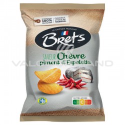 Chips Brets chèvre piment Espelette 125g - 10 paquets en stock