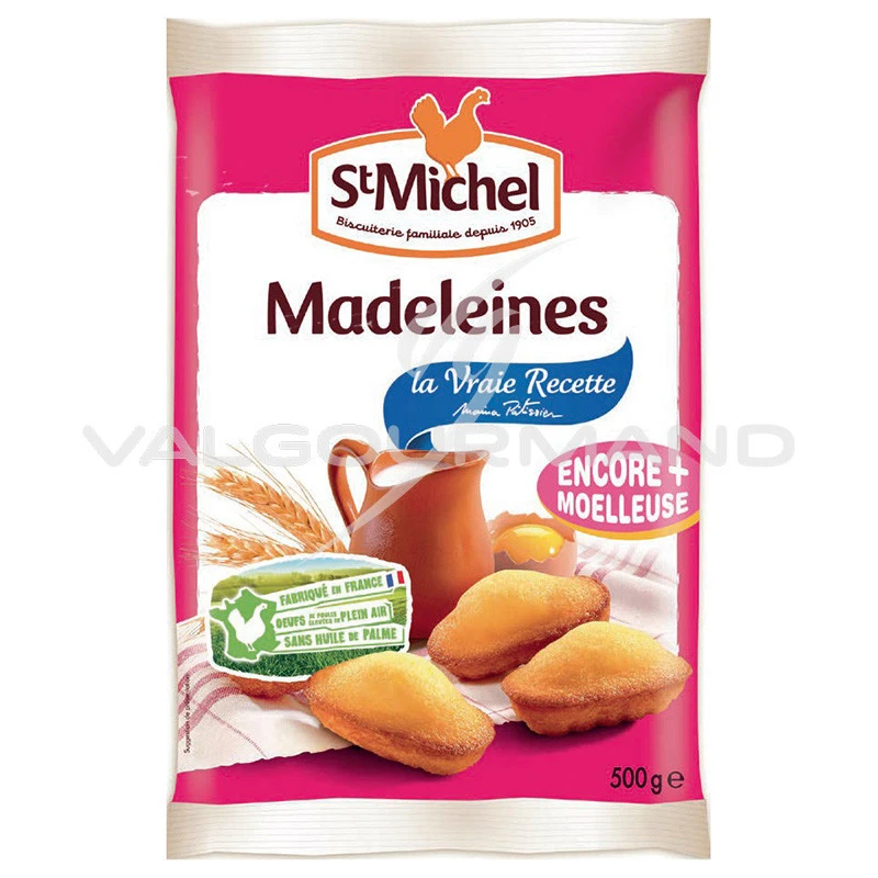 Madeleines coquilles St Michel 500g - 12 paquets