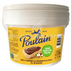 Pâte à tartiner Poulain (sans huile de palme) - pot de 3kg