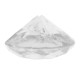 Marque-places Diamant transparent - 4 pièces