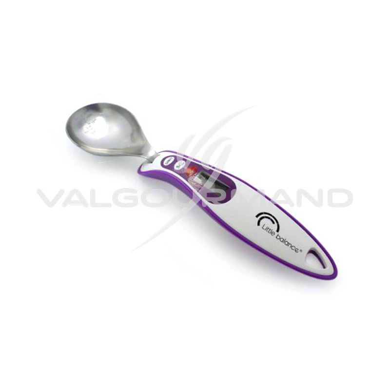 Cuillère mesureuse 300g - spoon digit Little Balance PRUNE