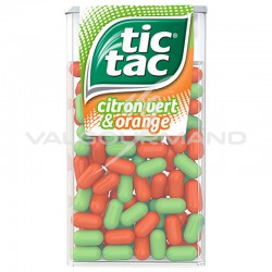 Tic Tac GM Duo citron vert/orange 49g - 24 boîtes