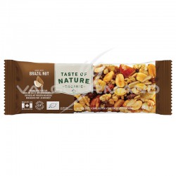 Barres BIO Taste of Nature noix du Brésil 40g - la boîte de 16 en stock