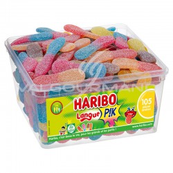 Langues acides Pik HARIBO - tubo de 105 en stock