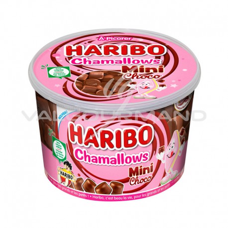 Chamallows Choco mini HARIBO - tubo de 400g