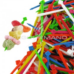 Pics en plastique GM (7,5cm) pour polyst. COULEUR -