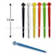 Pics en plastique GM (7,5cm) pour polyst. COULEUR -