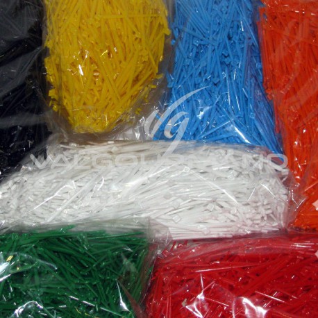 Pics en plastique GM (7,5cm) pour polyst. COULEUR -