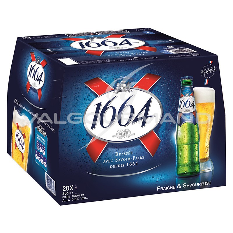 Pack de bière sans alcool 0,4° pur malt, Kronenbourg (12 x 25 cl)