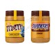Pâtes à tartiner M&M's et Snickers peanut butter 320g - les 2 pots assortis