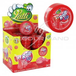 Roll up fraise Lutti - 24 boîtes en stock