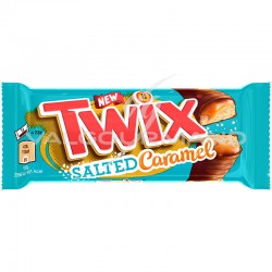 Twix salted caramel 46g - boîte de 18