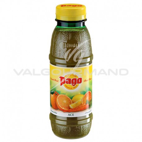 Pago ace (orange/carotte/citron) Pet 33cl - 12 bouteilles
