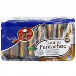 Gaufres chocolat fantachoc 325g - 12 paquets