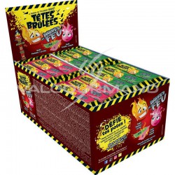 Têtes Brûlées barres de feu (pomme cerise) - boîte de 150 en stock