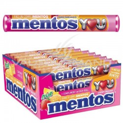 Mentos réglisse - boîte de 40 rouleaux bonbons Mentos