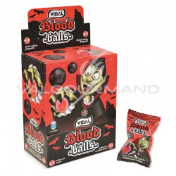 Bubble gum bloods balls liquide - boîte de 200