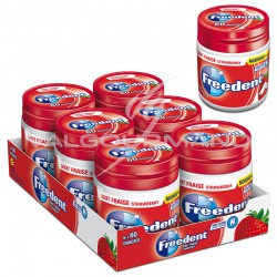Freedent Box fraise SANS SUCRES 84g - 6 boîtes