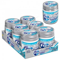 Freedent Box white menthe douce SANS SUCRES 84g - 6 boîtes en stock