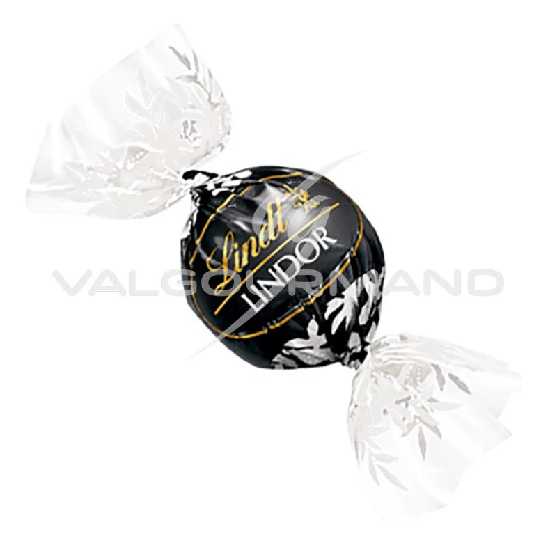 Lindt Boules de chocolat noir Lindor avec fondant de Noël (500g