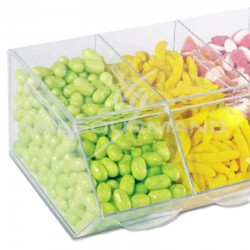Sachet 10g personnalisé transparent de bonbons en gommes de fruits spécial  Pâques