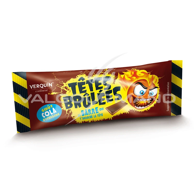 Tête Brûlées Têtes Brulées Fraise , 300 Unité (Lot De 1) : :  Epicerie