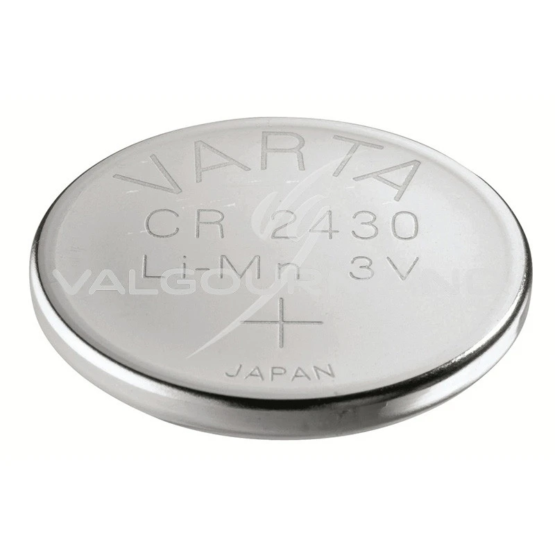 Piles boutons CR2430 Lithium 3V Varta - le lot de 10