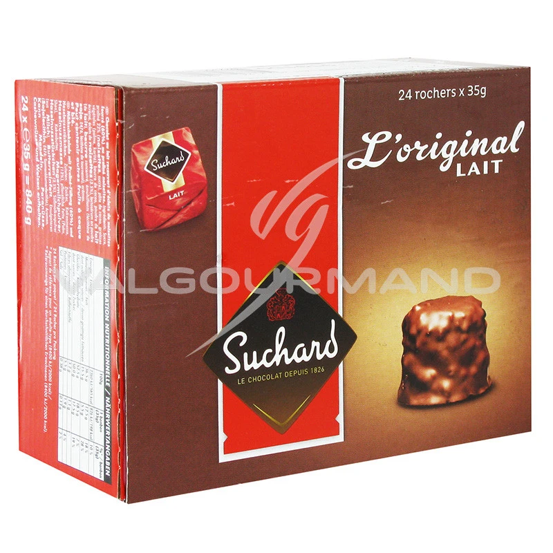B.24 L'original Rocher Suchard Lait - Barres chocolat - Chocolat