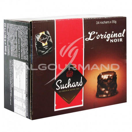 2 PACKS) Suchard Rocher Dark Chocolate (48 units total)